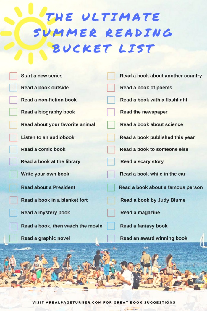 The Ultimate Summer Reading Bucket List A Real Page Turner